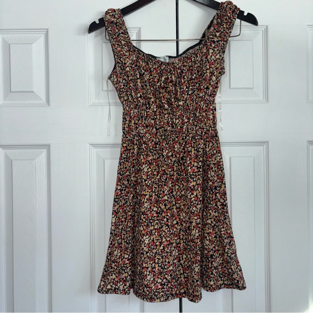 Blue Rain XS Multicolor Floral Mini Dress